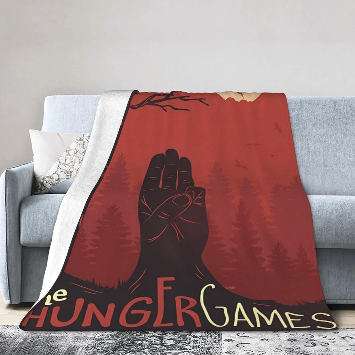 The Movie Hunger and Games Flannel Blanket Fluffy Throw