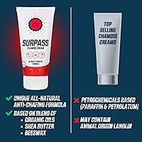 Vista 2 de SURPASS - Crema de gamuza de 5.74 onzas, sin parafina, crema antirozaduras 96% natural, alivio del dolor de silla de montar para ciclistas, rescate