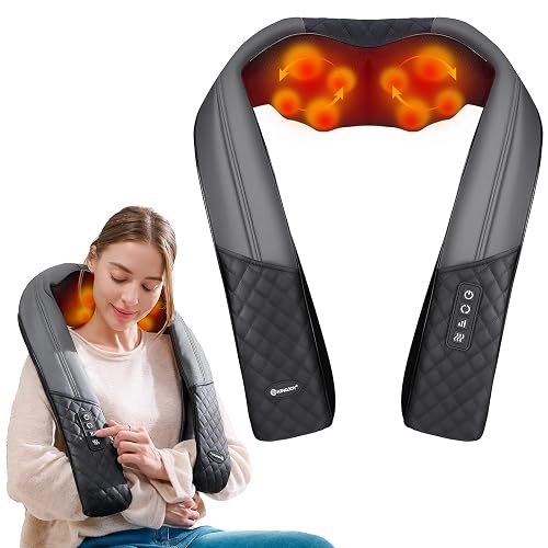 KINGJOY Neck and Shoulder Massager with Heat