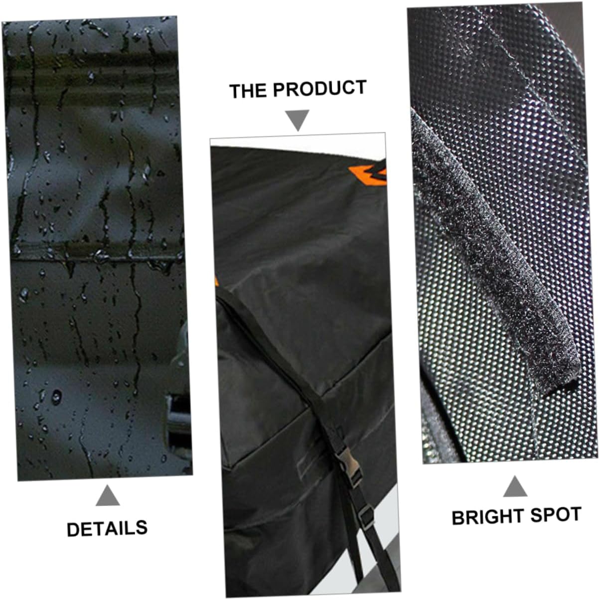 Zerodeko 1Pc Car Roof Bag Vehicle Cargo Carrier Durable Storage Pouch for Extra Luggage Resistant Easy to Store