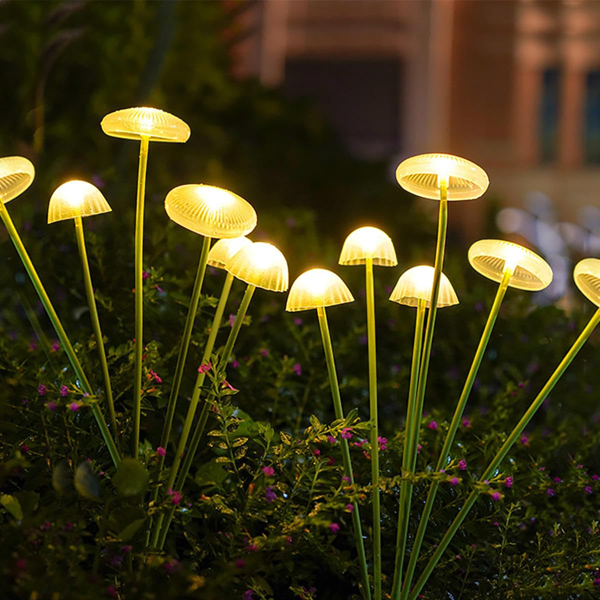 Enchanted Glow Solar Mushroom Lights | Warm White Multi-Cap Swaying LED Décor | Waterproof IP65 | Kids & Family Garden | Balcony Planter, Lawn & Flower Bed Night Light. (1)-image-6