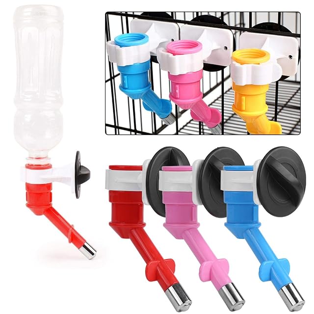 Foto 2 de 8 de Dispensador de agua para mascotas Boquilla Antifugas Perros automáticos Gatos Conejo Alimentador de agua…