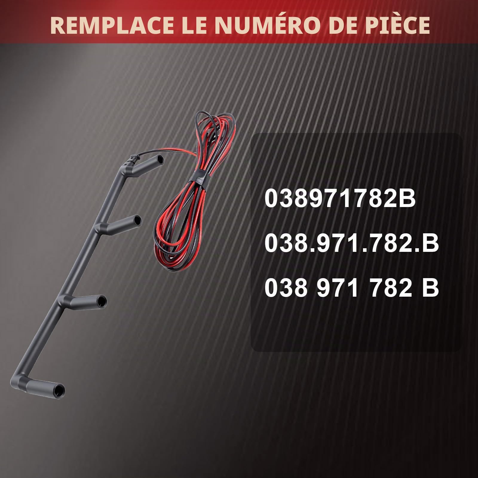 038971782B Kit de câbles, pont de contact, bougies de préchauffage, faisceau de câbles, kit de réparation de câbles de rechange pour A3 8L1 1.9 TDI Golf IV 1J1 1J5 New Beetle 1C1 9C1 Transporter T5