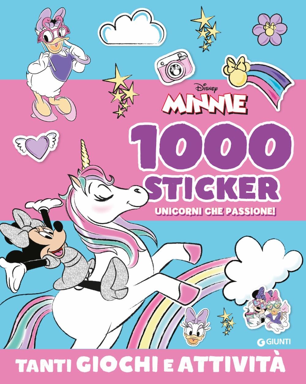 Minnie. Unicorni che passione! 1000 stickers. Tanti giochi e attività. Ediz. a colori. Con Adesivi (500-1000 Stickers)