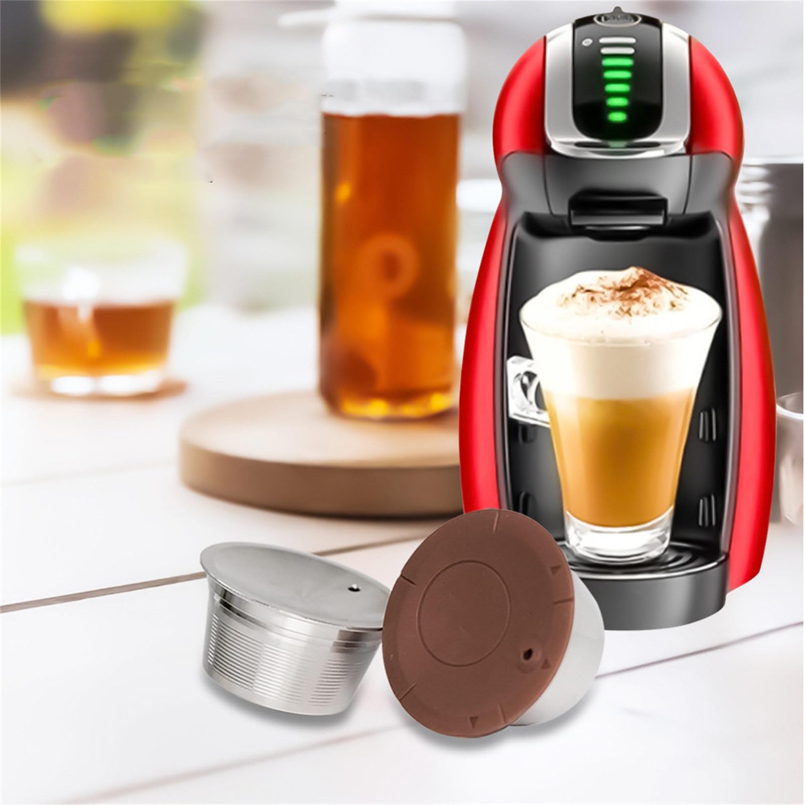 Filtro de café de fácil instalación, adaptador de filtro de conversión para máquina EDG636, DEG250, EDG616, EDG626, EDG766, inserto de cesta de acero inoxidable
