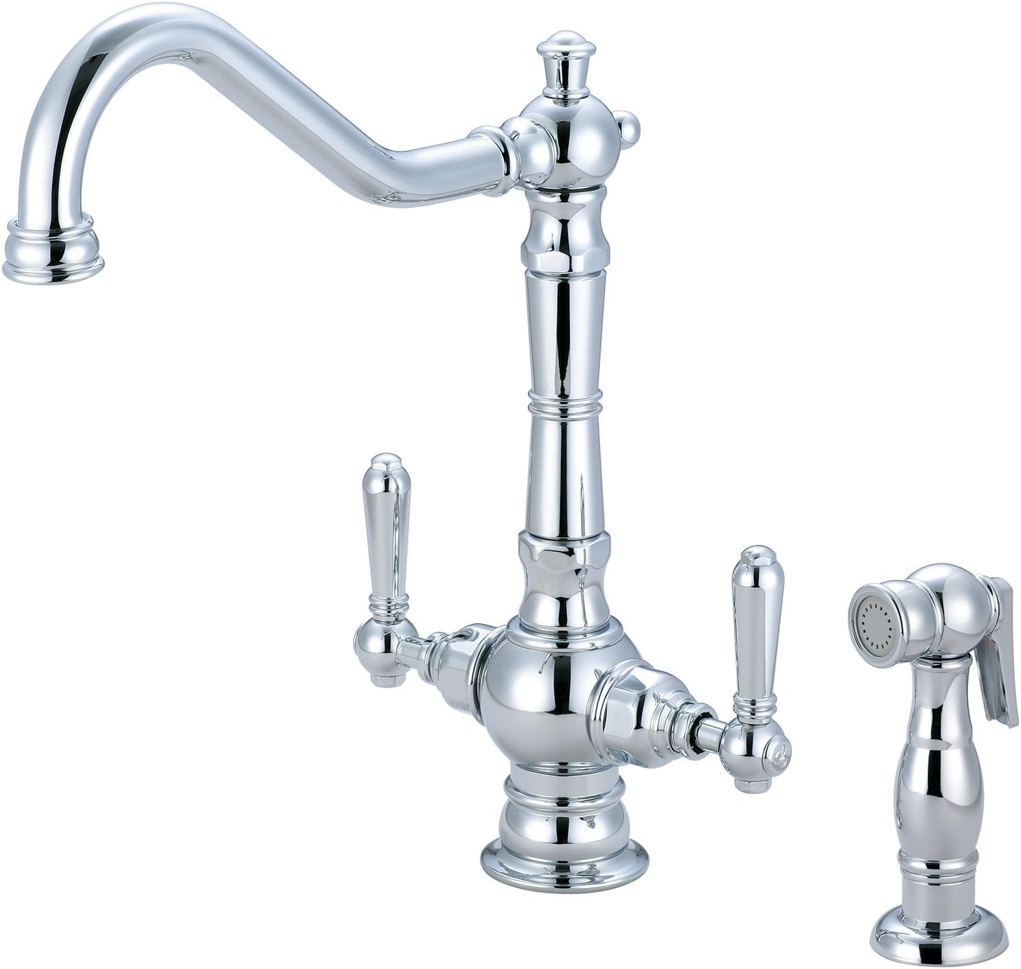 Pioneer 2AM401 Americana Two Handle Kitchen Faucet Chrome