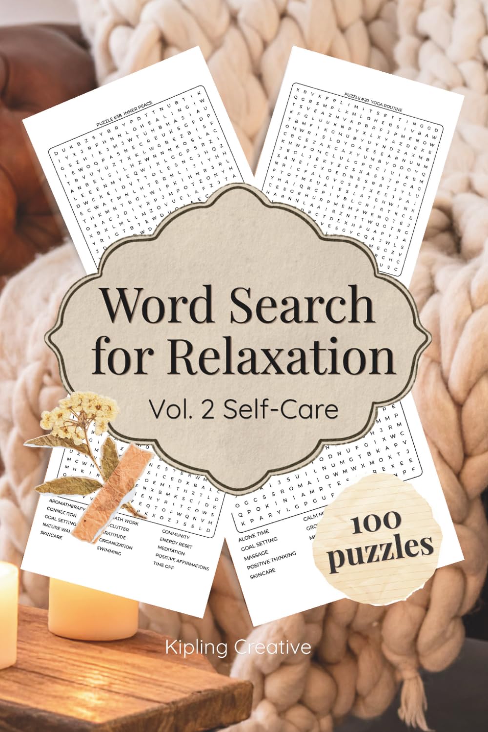 Word Search for Relaxation Vol. 2: Self-Care (Relaxing Activity Books for Adults)