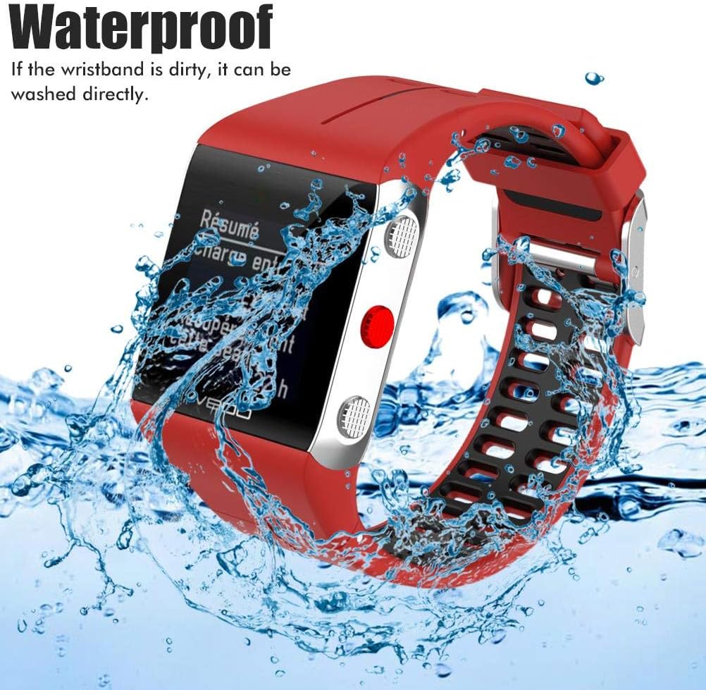 spier Силиконовый ремешок для часов POLAR v800, мягкие удобные сменные ремешки для смарт-часов с системой быстрого снятия ремешка для POLAR v800