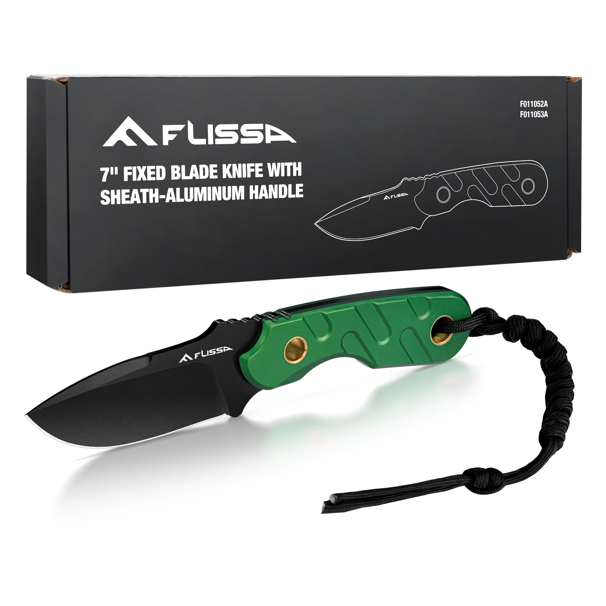 Amazon.co.jp: FLISSA シースナイフ アウトドアナイフ D2鋼ブレード 