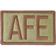 USAF AFE Letters Aircrew Flight Equipment OCP Spice Brown Patch Military Issued-Veteran Owned Business