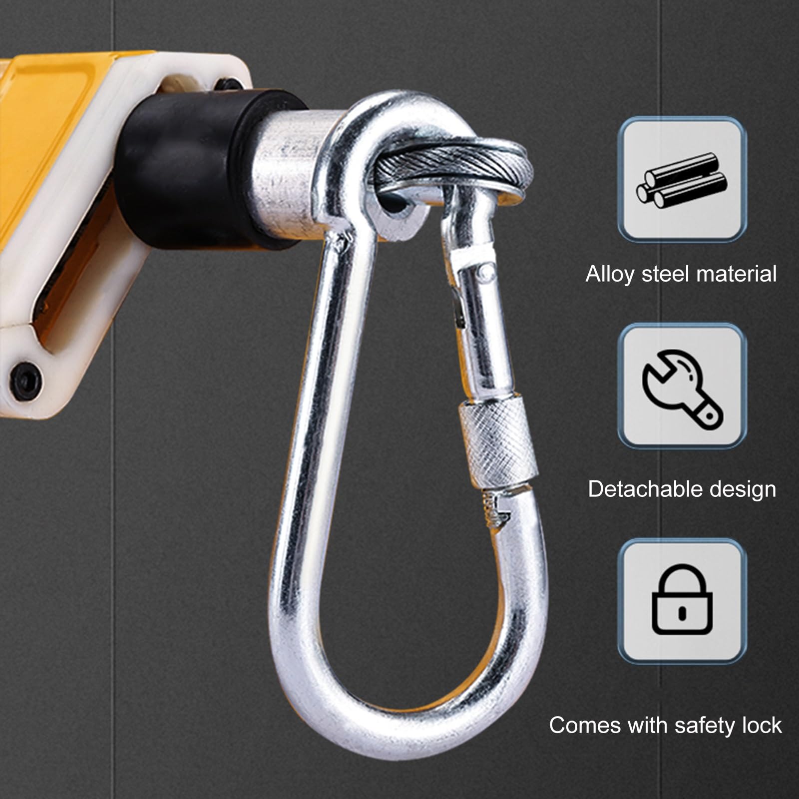 Bilanciatore A Molla, Bilanciatore di Carico Multifunzionale, con Cavo da 150 Cm E Gancio, Forte capacità Portante, Bilanciatore Retrattile, per Fissare E Appendere (Size : 5-7kg)