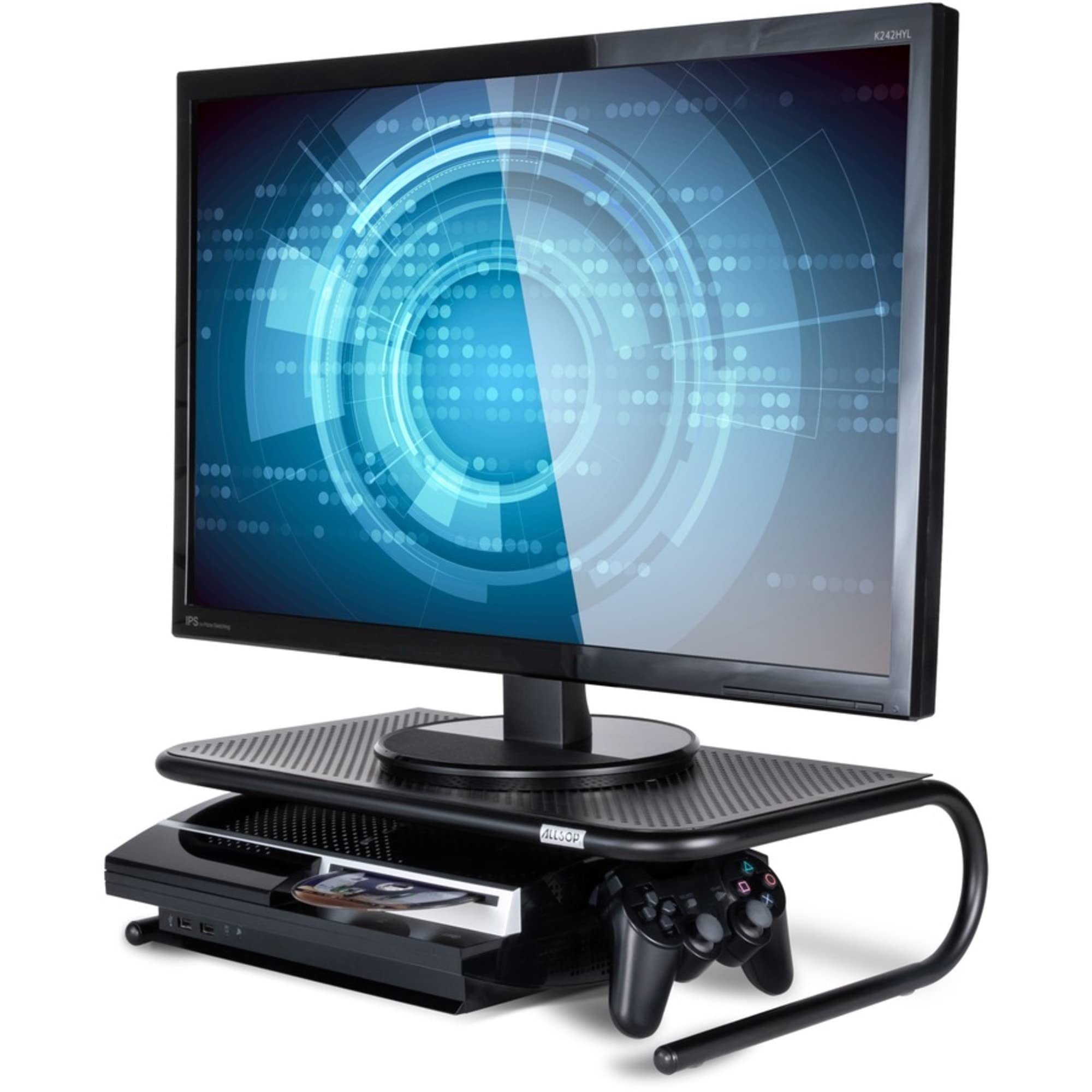 Allsop Metal Art Monitor Stand Autonome Noir
