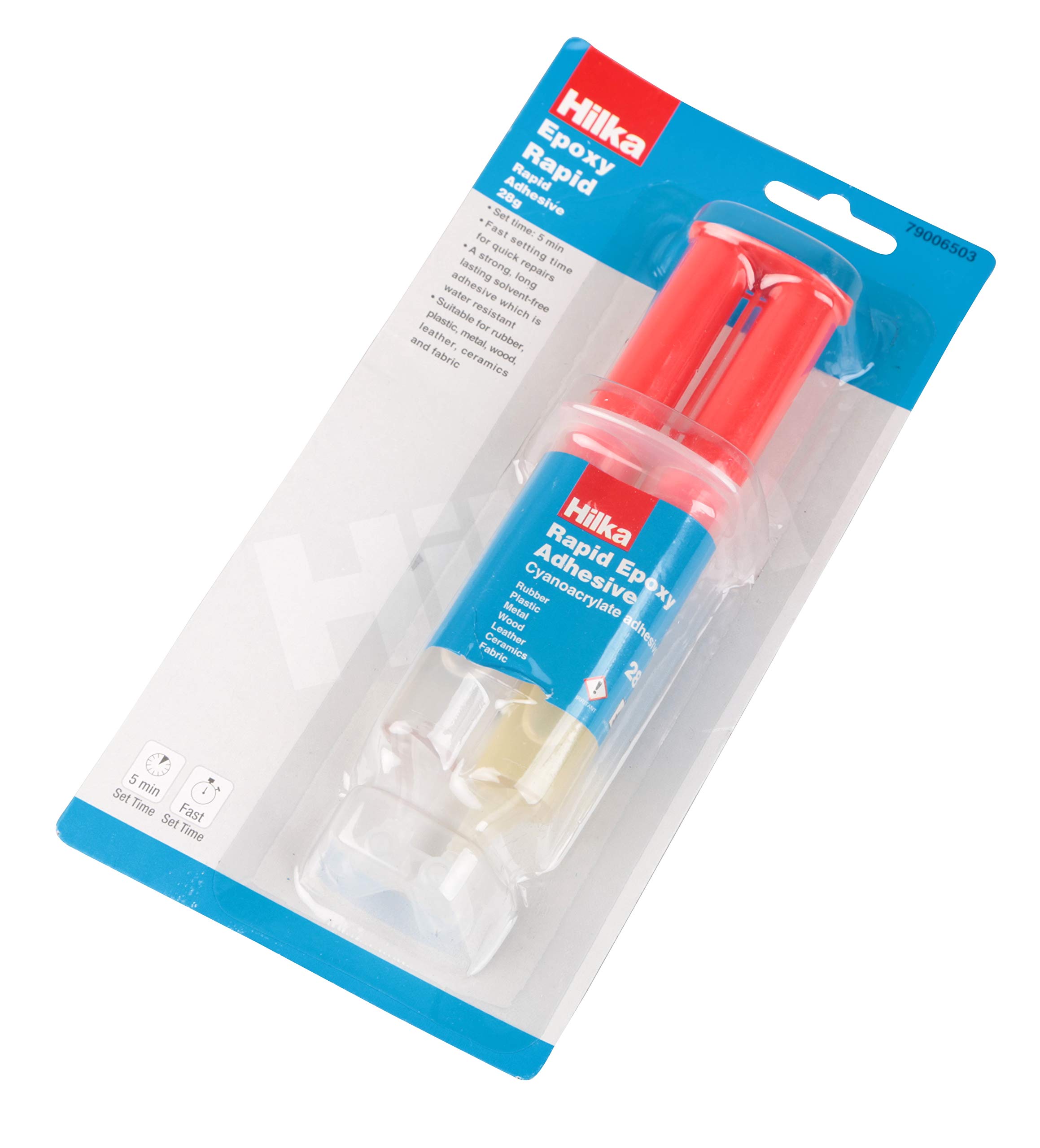 Hilka Tools 79006503 28G Rapid Epoxy Adhesive, Blue