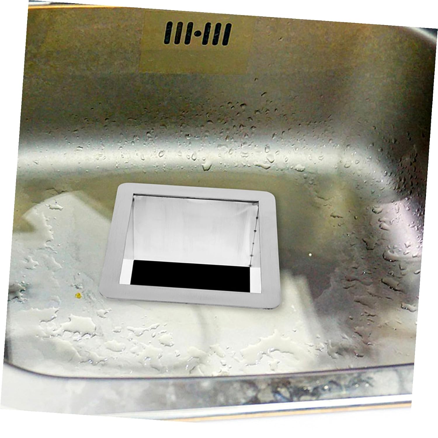 Ciieeo 304 Stainless Steel Drop-in Trash Chute Grommet for Kitchen Countertop Round Waste Chute Easy to Clean Suitable for Office and Home Use