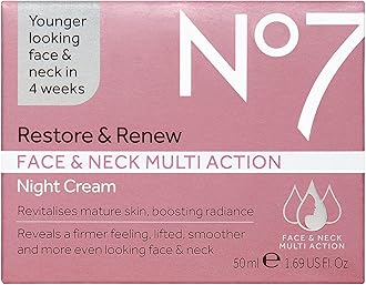Boots No7 Restore & Renew Night Cream 1.69 fl oz (50 ml)