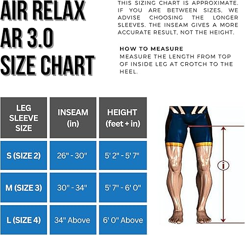 Miniatura 6 de Air Relax Dispositivo de compresión secuencial Plus 3.0 sistema de recuperación de grado médico aprobado por la FDA, mejora la circulación en