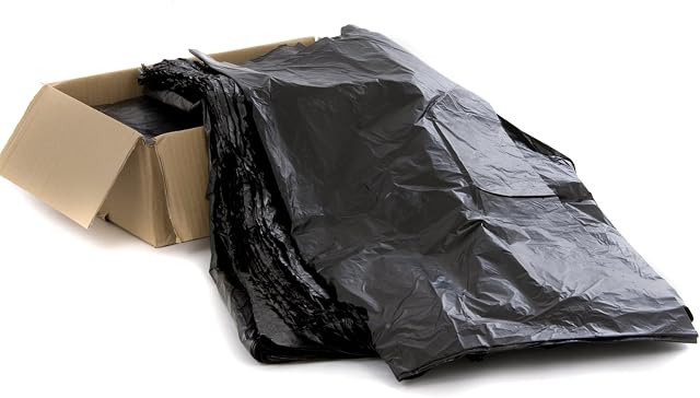 bag it Plastics Wheelie Bin Liners Sacks Refuse Bags Heavy Duty 90 Gauge - Pack of 10