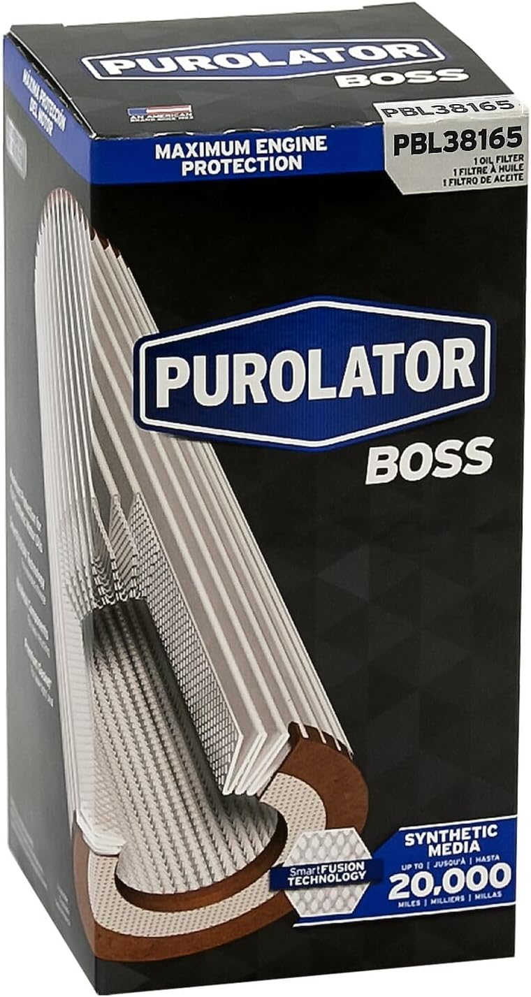 Purolator PBL38165 PurolatorBOSS Maximum Engine Protection Cartridge Oil Filter (Pack of 2)