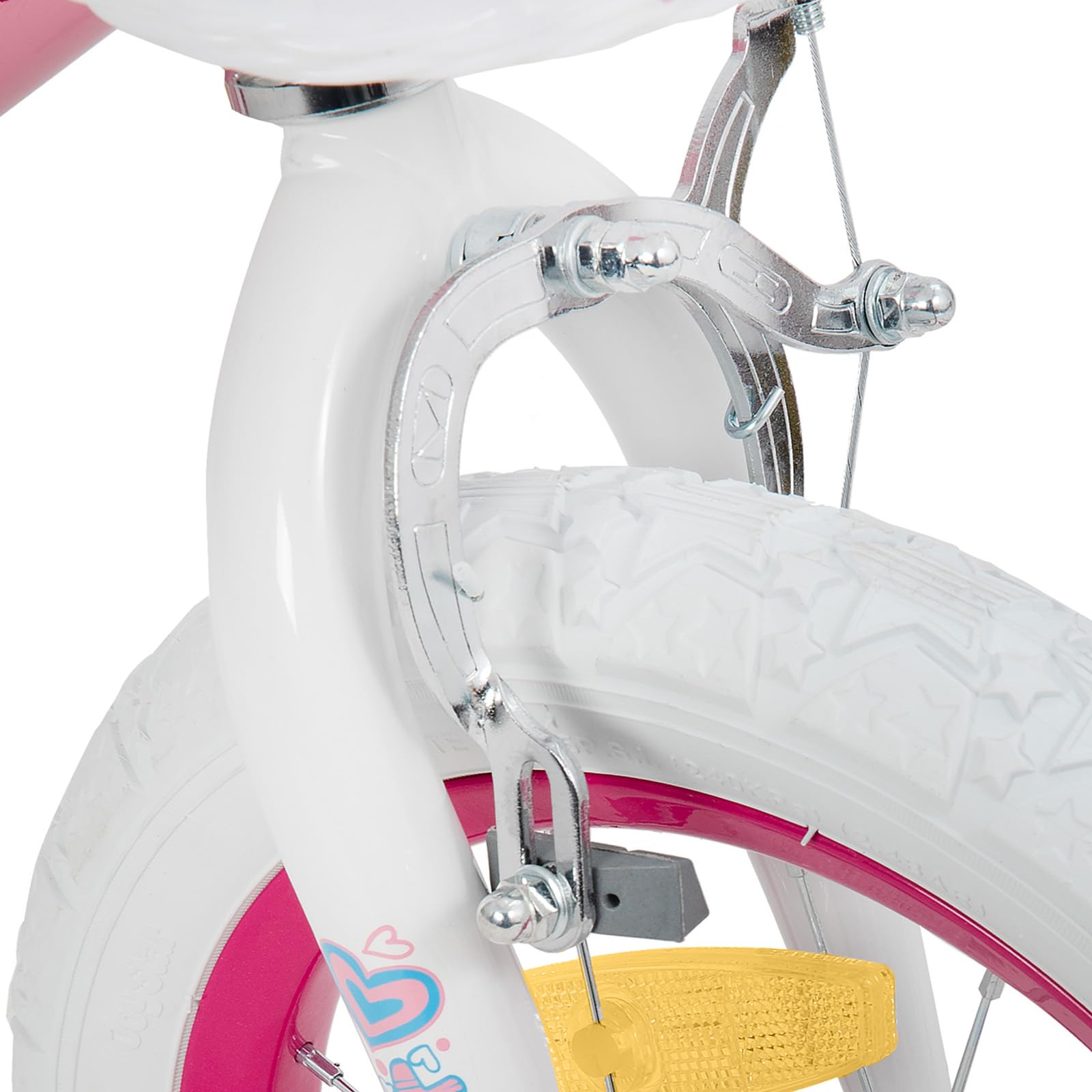 JOYSTAR 12/14/16/18 Zoll Kinderfahrrad für 2-8 Jahre alte Mädchen, 12/14/16/18 Zoll Mädchenfahrrad mit Stützrädern und Korb,Blau