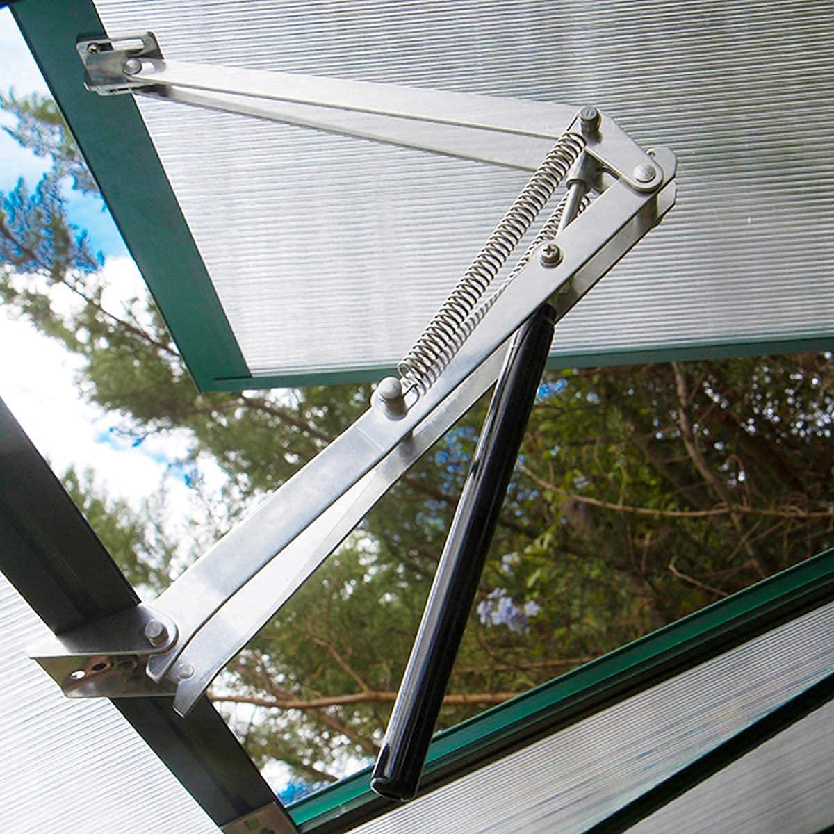 Abridor Automático de Ventanas de Invernadero. Abridores de Ventanas de Invernadero con Control de Temperatura de Doble Resorte Accesorios para Ventilación Automática de Invernaderos.