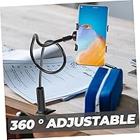 Vista 7 de Soporte para teléfono con clip, soporte para computadora portátil, multifuncional, ajustable, para teléfono celular, soporte para computadora