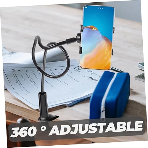 Miniatura 7 de Soporte para teléfono con clip, soporte para computadora portátil, multifuncional, ajustable, para teléfono celular, soporte para computadora