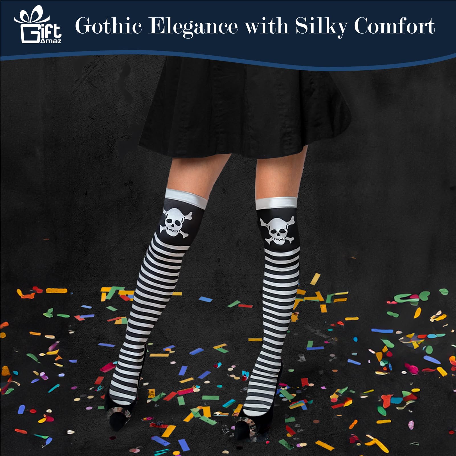 GiftAmaz Gothic Get Well Gifts for Women, Care Package with Witch Cauldron Mug, Goth Blanket & Sun Necklace, Thinking of You Birthday Box, Self Care Gift Basket for Girls Friend, Medium, Black