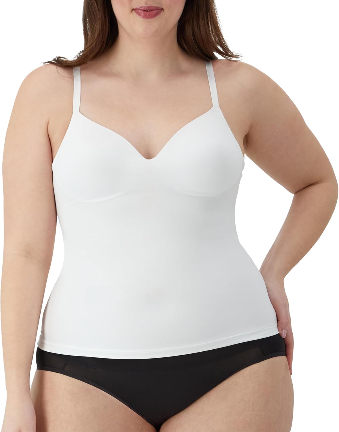 Maidenform womens Tummy Shaping Cami, Wireless Foam Cami, Firm Control Shaping Camisole