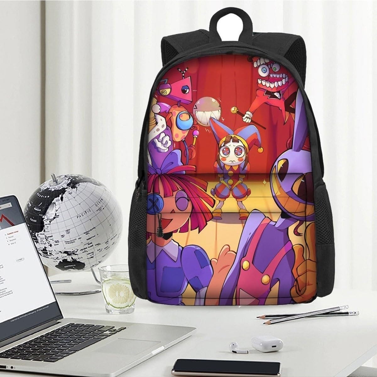 ?New with tags CIRCUS Backpack #sorry #not sorry The Digital Circus Backpack, Funny Digital Circus Clown  main image 3