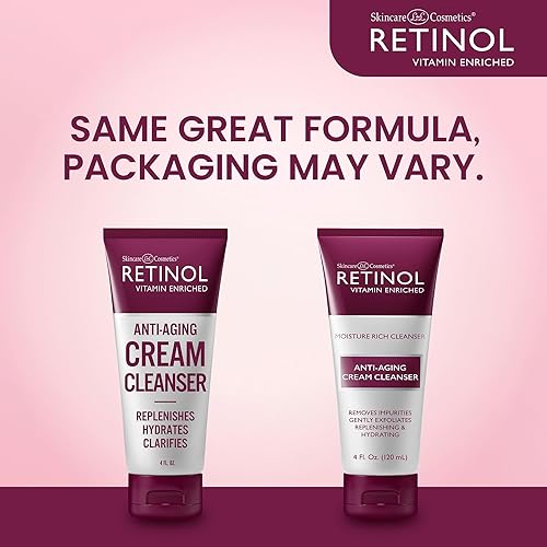 Miniatura 2 de Retinol Limpiador en crema antienvejecimiento  Lavado facial diario de limpieza profunda exfolia para mejorar la textura de la piel e hidrata para