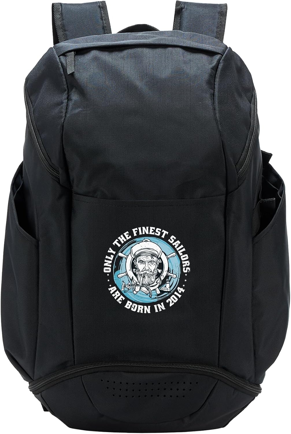 Sailors Sailboats Vintage 2014 Birthday fun sailing Yachting Sport Backpack