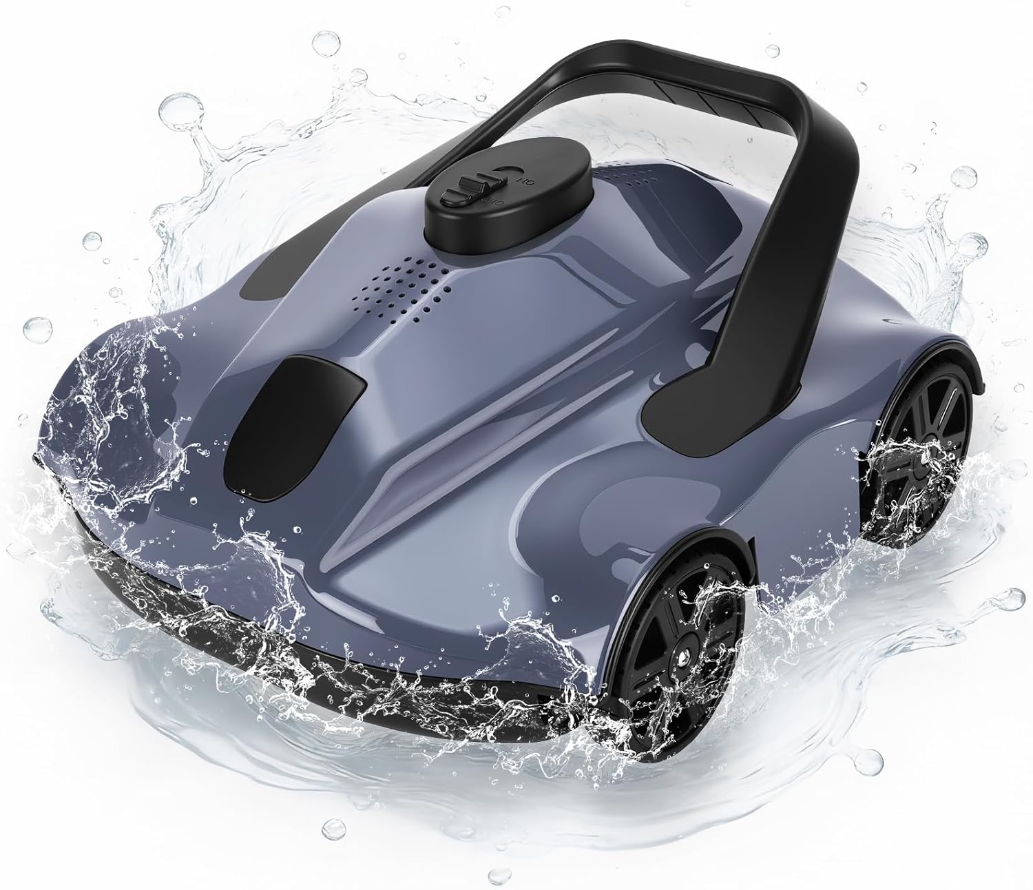 Robotic Pool Cleaners Advanced Cordless Robotic Pool Cleaner with 130-Minute Runtime | Self-Parking Technology | for Above-Ground Pools Up to 860 Sq Ft