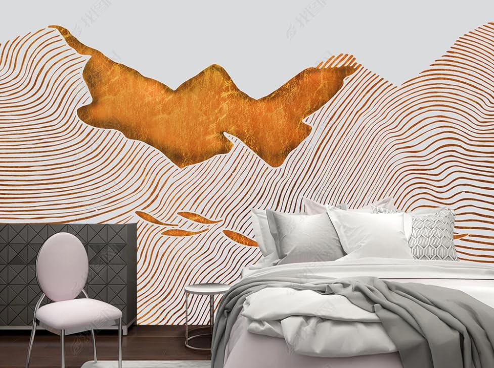 Papier peint poisson doré grand poster mural pour créer une ambiance zen dans la chambre
