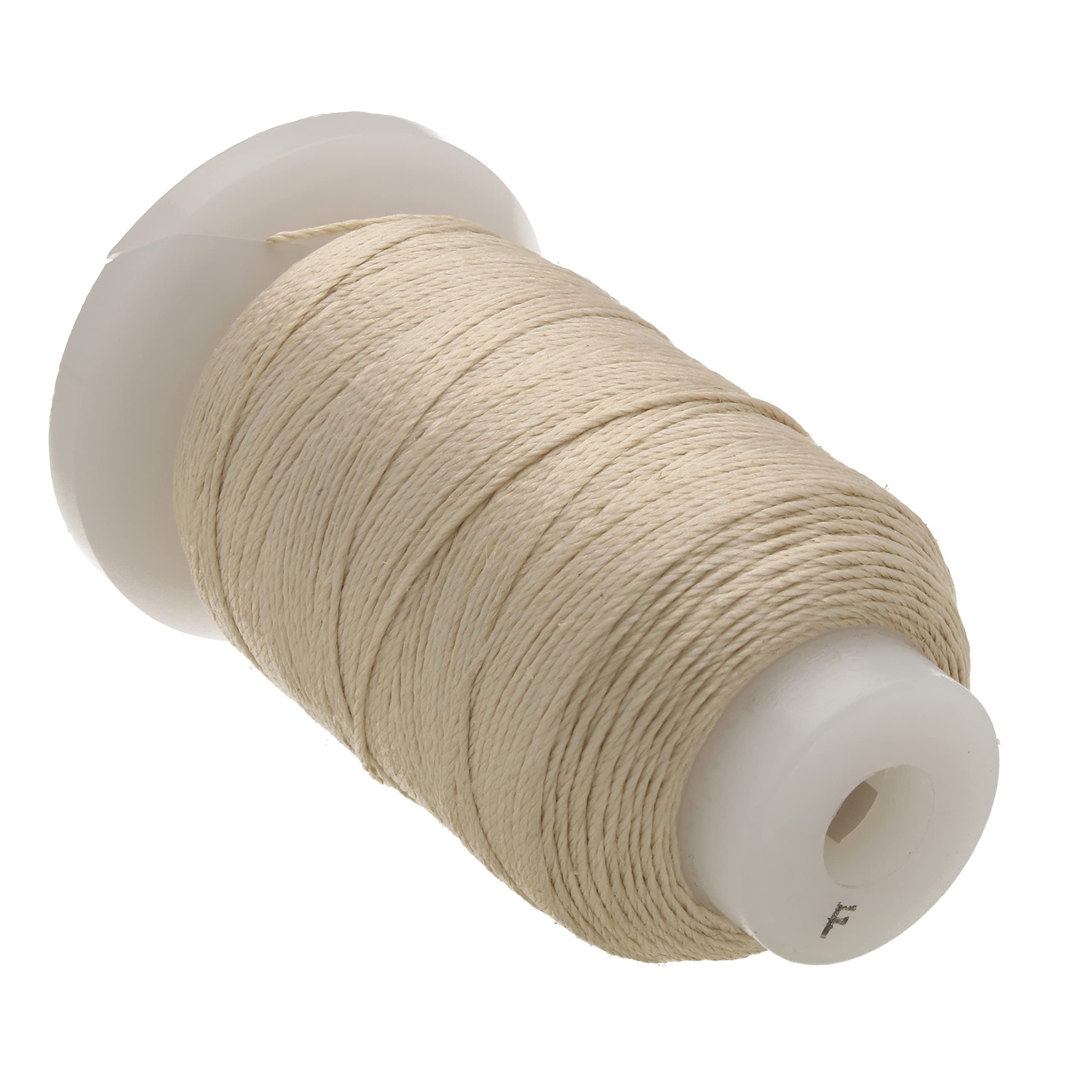The Beadsmith Pure Silk Cord – Ecru, Size F (0.348 mm/0.0137”), 140 Yards (420 ft), 1/2-Ounce Spool — image 1