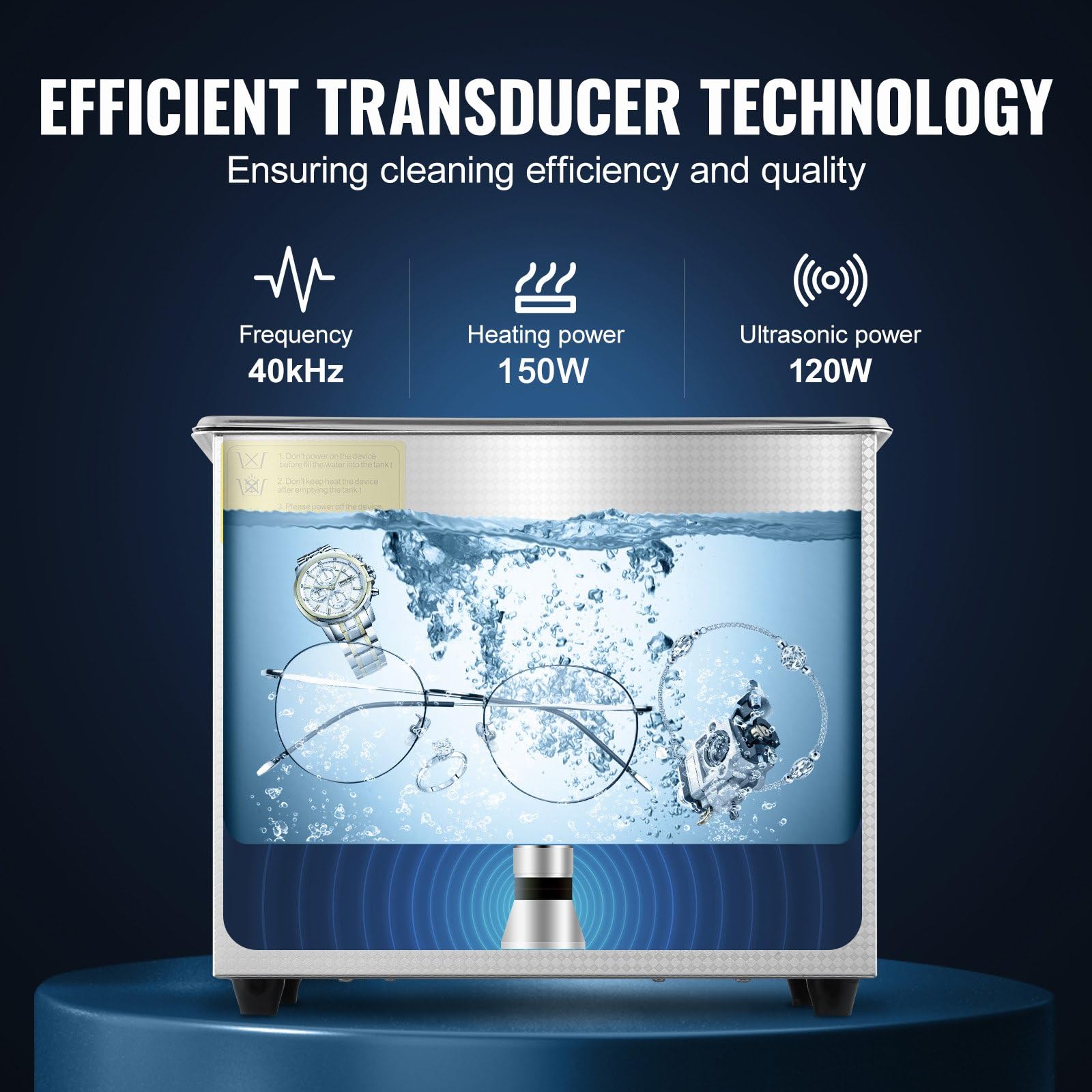 Limpiador UltrasóNico Profesional De 3L De 120 W Con Temporizador Digital Y CalefaccióN De Acero Inoxidable Para Joyas, Gafas Dentadas Herramientas Tarjetas De Circuito, Piezas De Repuesto Personal
