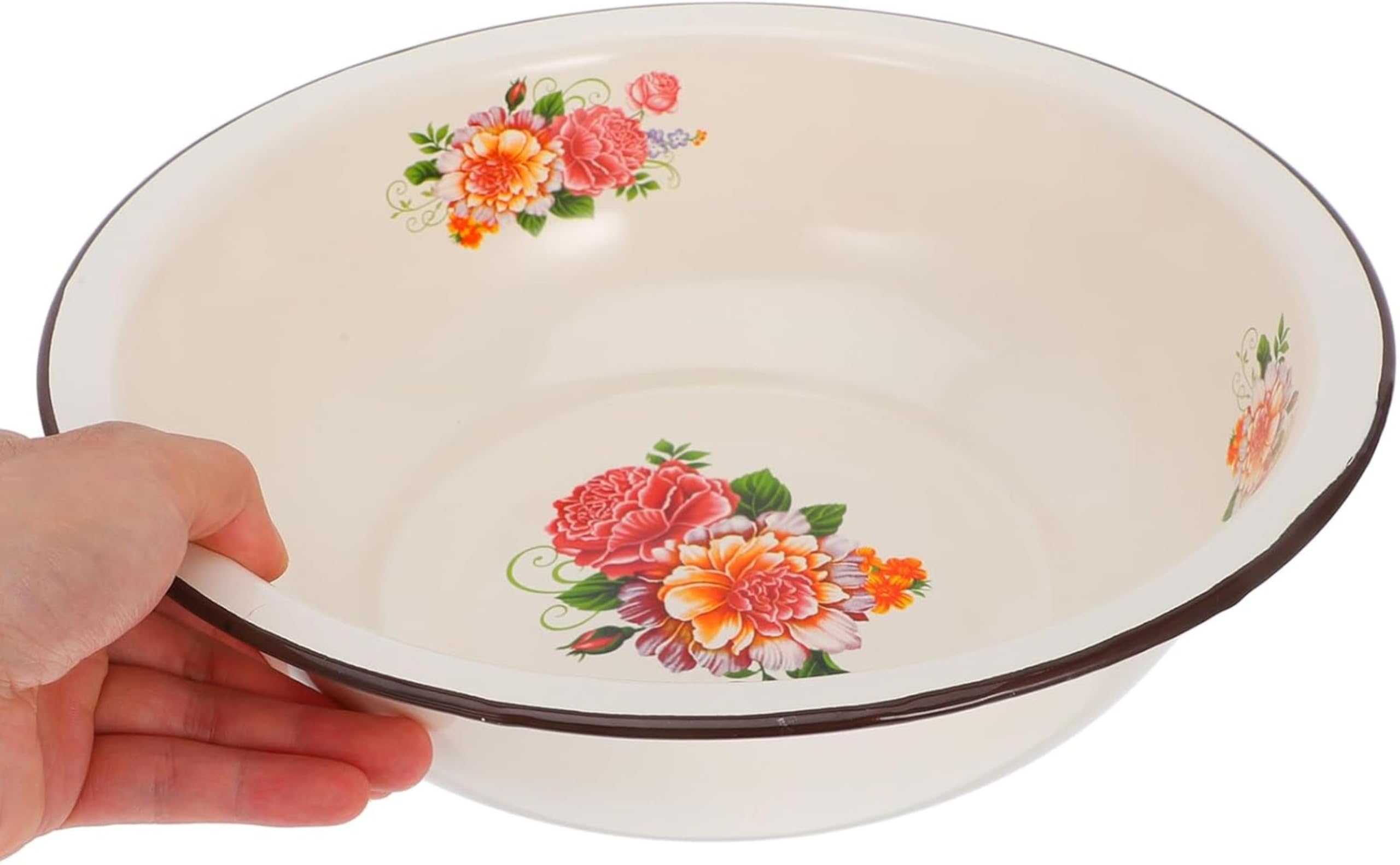 Amazon.co.jp: ホーロー 洗面器 ボウル ヴィンテージ ホーロー