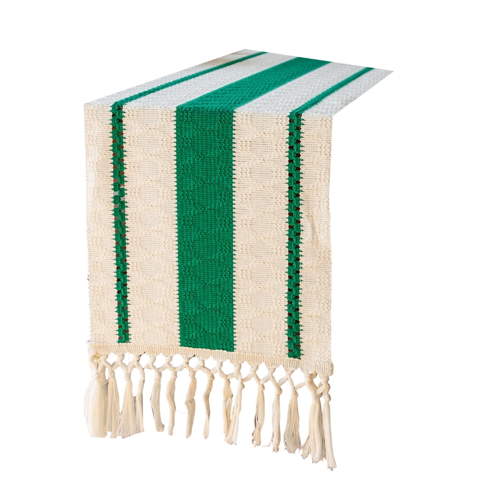 Jazuaiao Sturdy Polyester Table Runner Retro Look Accessory for Living Polyester Tablecloth