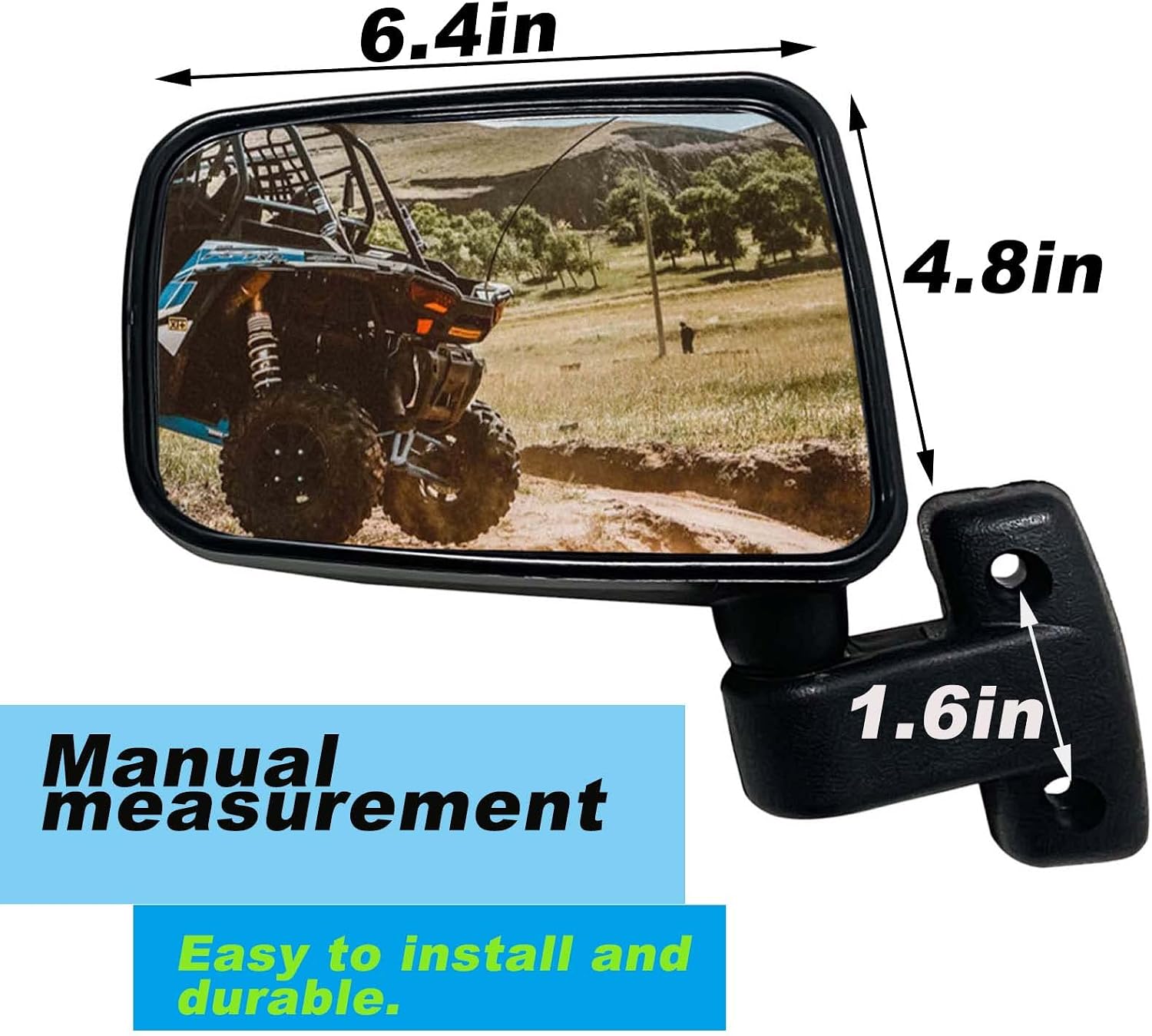 Rear View Mirror Left OEM Fit For HiSun UTV 700 500 400 800 Massimo MSU 500 700 SuperMach Coleman