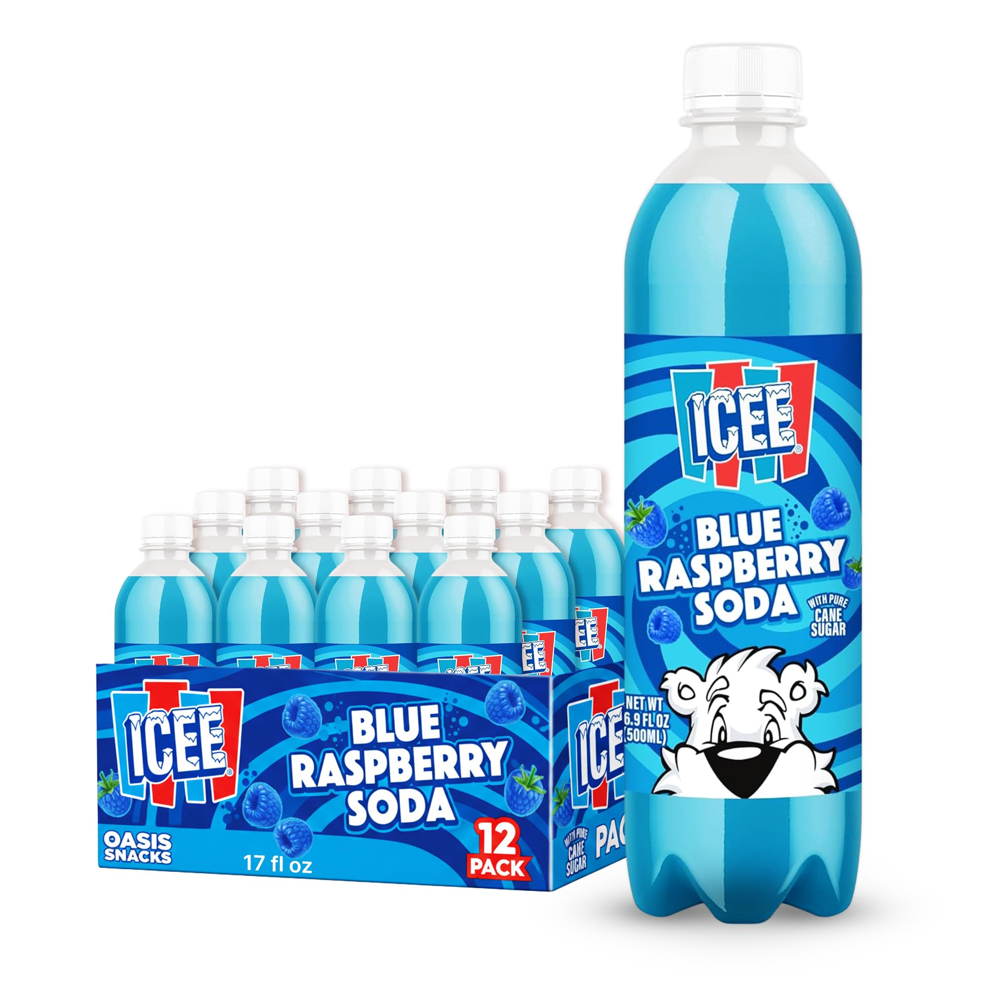 Amazon.com : ICEE Sparkling Soda Soft Drink – 17 fl oz Bottles