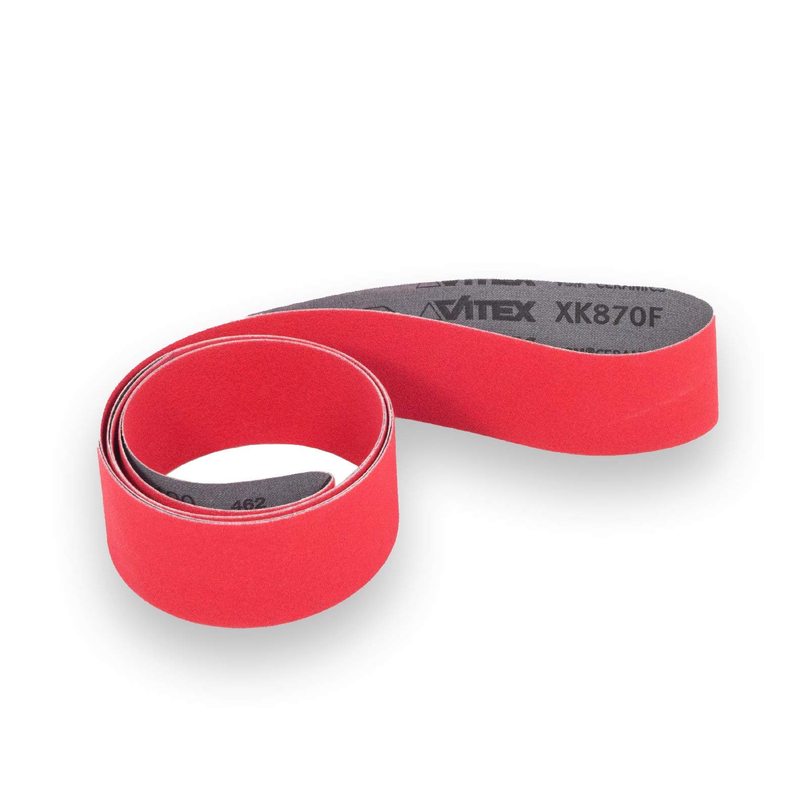 VSM XK870F - Bandas de lija (grano de cerámica, flexible, 50 x 2000 mm, 5 unidades, grano P180)