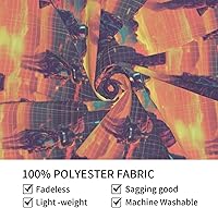 Vista 3 de Cyber Retro Western Cowboy Print Tapestry for Bedroom, Wall Hanging Tapestry for Bedroom Wall Room Decor Aesthetic Tapestries for Living Room Dorm