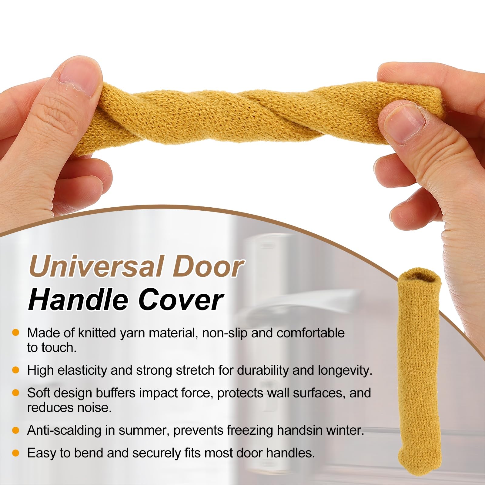 PATIKIL Knitted Door Handle Cover - Image 3