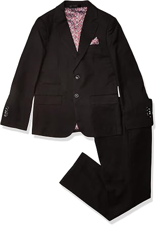 Isaac Mizrahi Boys 2-piece Slim Cut Wool Blend Suit-Husky Sizes