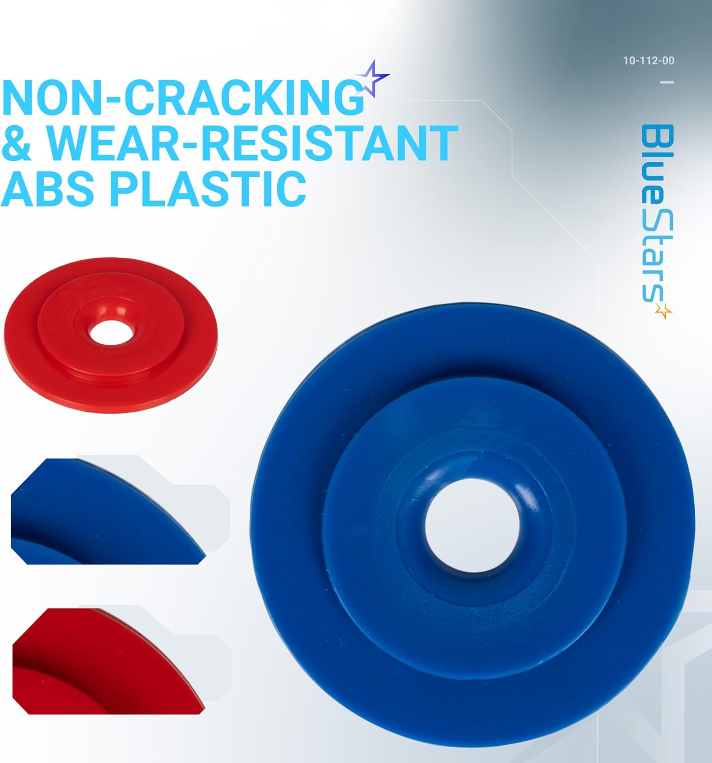 BlueStars 10-112-00 Pool Cleaner UWF Restrictor Disk Red & Blue image 4