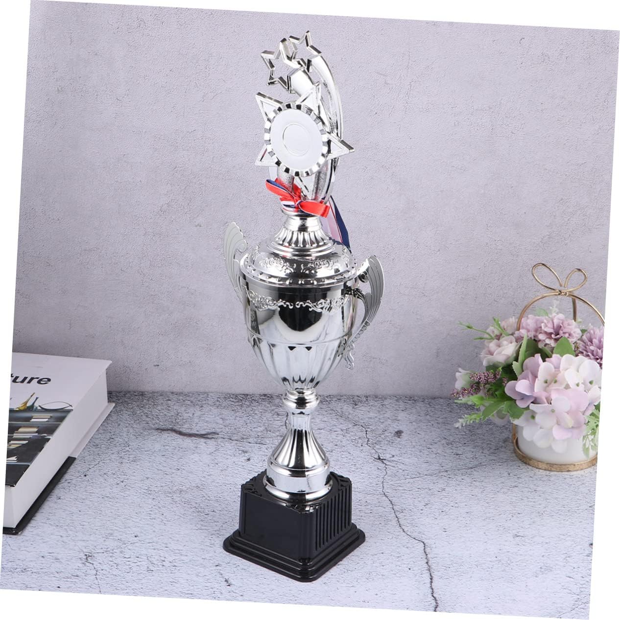 Yardwe 1pc Metal Star Trophy Winner Star Trophy Appreciation Award Gold Star Trophy Winner Award Trophy