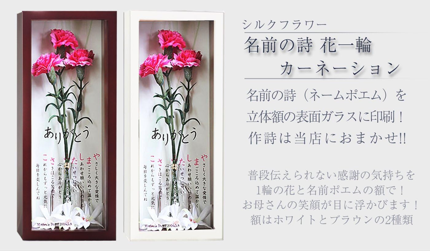 Amazon 母の日 カーネーション 名前 詩 ポエム 花 人気 ランキング プレゼント 造花 オンライン通販