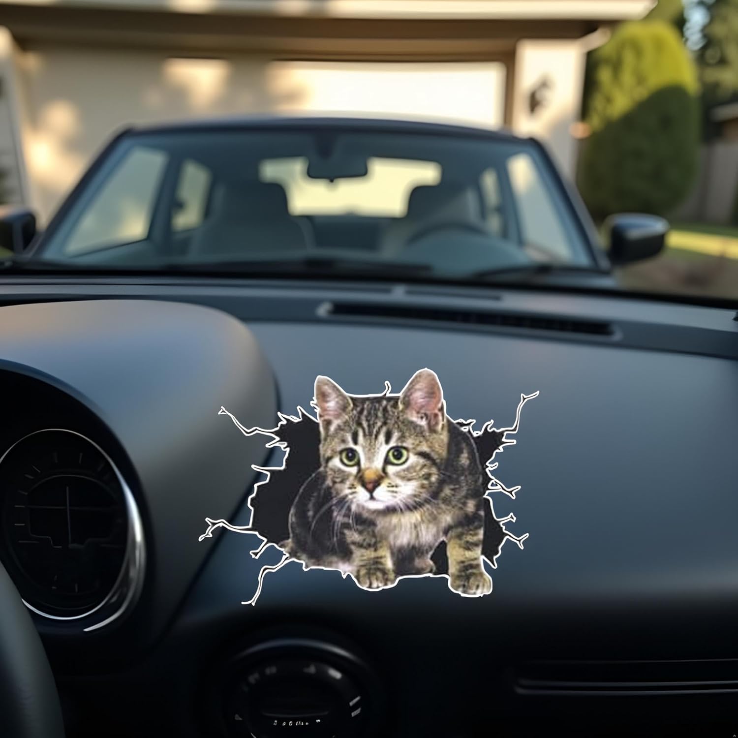 Cat Decals for Cars, Car Sticker 3D Simulation Cute Cat Scratches to Cover The Body Sticker, Bumper Stickers, Decals and Magnets, Automotive Decals - Image 8
