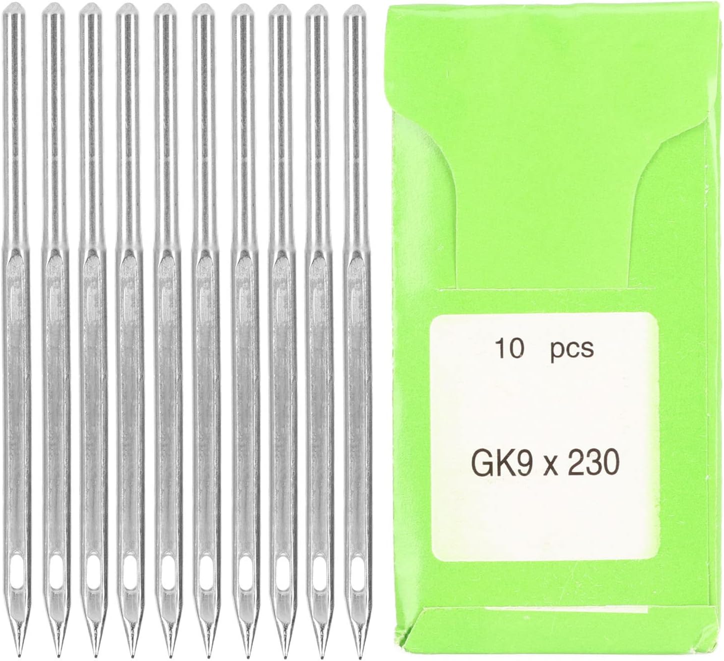10pcs Sewing Machine Needle, Steel Burr Embroidery Machine Needle Set, 5cm Length, for GK9 Home, with Glossy Holes, for DIY Sewing Projects (GK9*230)