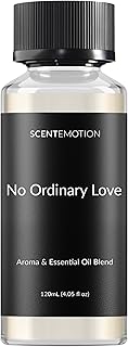 No Ordinary Love House Collection Essential Oil for Diffuser – Inspired by Baccarat Perfume | Home Luxury Scents |Amber, Saffron & Cedarwood| 4.05 fl oz, 120mL