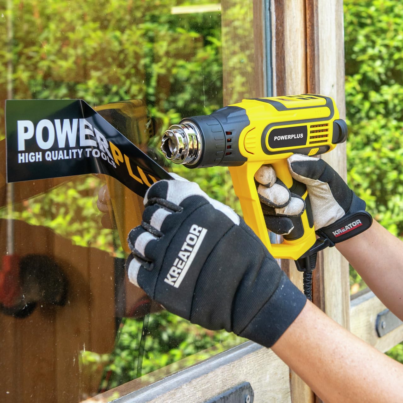 Powerplus Heißluftpistole POWX1026 - Heißluftpistole 2300W, Max. Arbeitstemperatur: 660 °C